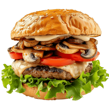 Cornerstone Chicken Mushroom Burger